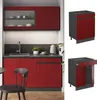Küchenunterschrank Vicco R-Line Rot 60 cm  J-ShapeAP Produktbild-Vorschau 4