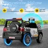 COSTWAY Voiture électrique 12V pour enfants Police, Voiture Voir les images du produit 6