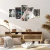 Bild auf Leinwand - Leinwandbild - 5 Teile - Jungvermählten Produktbild-Vorschau 7