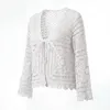 Strickjacke Damen Sommerjacke Häkellook 42 44 46 leichter Produktbild-Vorschau 2