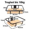 Frontgepäckträger Gepäckträger Fahrrad vorne Träger Schwarz Produktbild-Vorschau 9