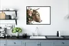 MuchoWow® Gerahmtes Poster Schottischer Highlander - Blumen Produktbild-Vorschau 3