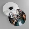 Wanduhr - Rund - Glasuhr - Boot Brücke Tourismus Venedig - Produktbild-Vorschau 2