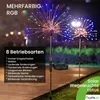 LUMILED Solarleuchte für außen, Garten Feuerwerk 90 cm Produktbild-Vorschau 4
