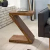 Wohnling Sheesham Table d'appoint \"Z\" en bois massif Cube Voir les images du produit 19