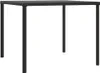 vidaXL 2-tlg. Garten-Essgruppe mit Kissen Grau Poly Rattan Produktbild-Vorschau 4