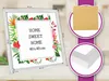 Rám na obrázky MG Design, biela, 40 x 40 cm – vyrobený z Náhľad obrázku produktu 6