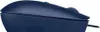 A side view of a dark blue Lenovo computer mouse. Produktbild-Vorschau