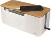 Logilink Kabelbox weiß mit Bambus-Deckel 320x140x130mm Náhľad obrázku produktu 4