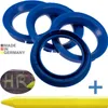 4X Zentrierringe 74,1 x 57,1 mm Blau Felgen Ringe + 1x Produktbild-Vorschau 1