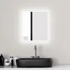 LED Badspiegel 40×45 cm, Aluminiumrahmen, Lichtfarbe Produktbild-Vorschau 6