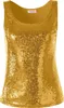 Pailletten-Träger-Top - gold, M Produktbild-Vorschau 4