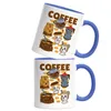 Coffee Tasse Blau Kaffeeliebhaber Caffe Latte Cappuccino Produktbild-Vorschau 2