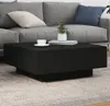 Couchtisch Wohnzimmertisch, moderner Stil, Schwarz 80x80x31 Produktbild-Vorschau 1