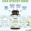 Yes Vegan® Vegan Essentials - B12 D3 K2 Omega 3 - Kapseln Produktbild-Vorschau 2