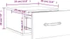 VidaXL 829804, Weiß, Holz, 350 mm, 350 mm, 200 mm Produktbild-Vorschau 8