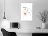 Italienischer Leinwand Leinwandbild - Warning! Love (1 Produktbild-Vorschau 2