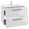 Armoire de salle de bain Stamar, blanche brillante, pour Voir les images du produit 9