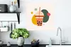 MuchoWow® Poster Sommer - Getränk - Abstrakt 50x50 cm - Produktbild-Vorschau 3