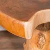 Massivholz Teak Beistelltisch MELAYA Natural ca.D 45cm Produktbild-Vorschau 5