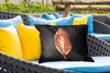 MuchoWow® Outdoor Kissen - Blätter - Chic - Gold - Pflanzen Produktbild-Vorschau 4