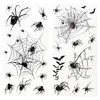 Oblique Unique Sticker Set Spinnen mit Spinnennetz Produktbild-Vorschau 4