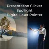A split image showing a landscape on the left and a woman presenting with a laser pointer on the right. Náhľad obrázku produktu