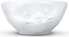 A white ceramic bowl with a face design. Anteprima dell’immagine prodotto