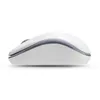 A side view of a white wireless optical mouse on a white background. Anteprima dell’immagine prodotto