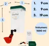 2er Set Beckentränke 1000 ml Geflügeltränke Küken Nager Produktbild-Vorschau 2