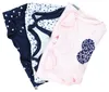 TupTam Baby Mädchen Strampler mit Fuß 3er Pack, Farbe: Herz Produktbild-Vorschau 6