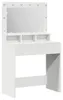 vidaXL Coiffeuse avec étagère Blanc 78,5 x 41 x 135 cm Bois Voir les images du produit 1