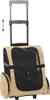 vidaXL Trolley per animali domestici 3 in 1 Colore sabbia Anteprima dell’immagine prodotto 6
