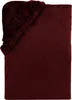 A folded burgundy blanket with a plush texture. Produktbild-Vorschau