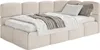 Selsey Cloudy – Jugendbett 120 cm, Bettkasten, Chenille, Produktbild-Vorschau 1