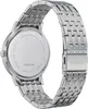 The back of a silver watch with a metal band. Anteprima dell’immagine prodotto