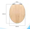 Bath4U WC Sitz aus Bambus 37,5x43,5cm Soft-Close Produktbild-Vorschau 4