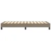 vidaXL Boxspringbettgestell Taupe 90x190 cm Stoff Produktbild-Vorschau 5