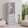 sweeek - Ankleidemodul mit 5 Schubladen und 2 Regalen - Produktbild-Vorschau 4