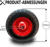 Schubkarrenrad Vollgummi mit Achse Pannensicher 4.80/4.00-8 Produktbild-Vorschau 2