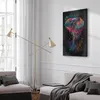 Italienischer Leinwand Leinwandbild - Colourful Safari (1 Produktbild-Vorschau 3