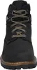 A front view of a black leather boot. Produktbild-Vorschau