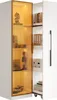 Merax glazen vitrine met LED-verlichting, twee deuren, Productafbeelding-voorbeeld 6