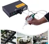 A collage showing a dispensing machine, electronics, a car, and a workbench. Náhled obrázku produktu
