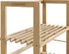 CASARIA® Étagère de rangement 5 niveaux bois 136 x 58 x 27 Voir les images du produit 5