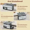 Sweiko 100x98x65cm Couchtisch Höhenverstellbarer Produktbild-Vorschau 9