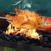 2 Stück BBQ Fleischklammer für Drehspieß Edelstahl Produktbild-Vorschau 2