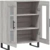 The Living Store Sideboard Grau Sonoma 69,5x34x90 cm Produktbild-Vorschau 6