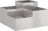 vidaXL Vaso da giardino arrugginito 80 x 80 x 48 cm Acciaio Anteprima dell’immagine prodotto 2