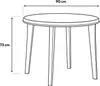 Stół do jadalni Lisa cappuccino nowoczesny design Produktbild-Vorschau 5